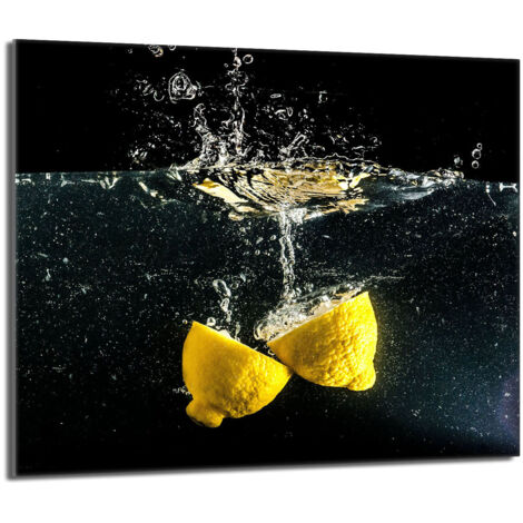 Protector de cristal para encimera 60x52 Limón