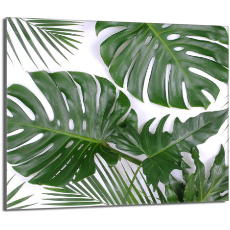 Protector de cristal para encimera 60x52 Monstera