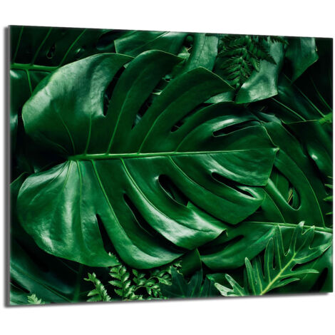 Protector de cristal para encimera 60x52 Monstera