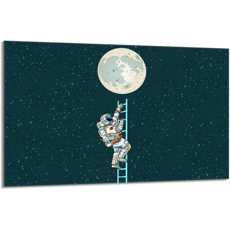 Protector de cristal para encimera 80x52 Luna