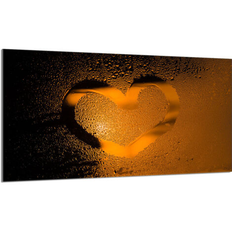 Protector de cristal para encimera 90x52 Corazón