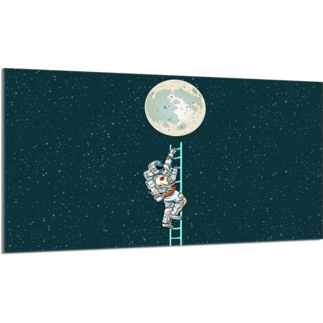 Protector de cristal para encimera 90x52 Luna