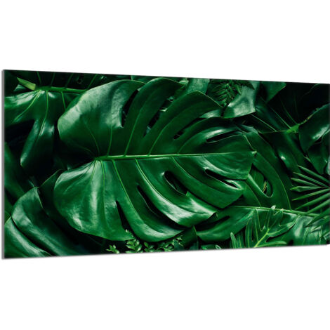 Protector de cristal para encimera 90x52 Monstera