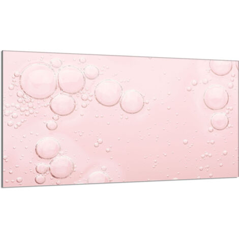 Protector de cristal para encimera 90x52 Rosa