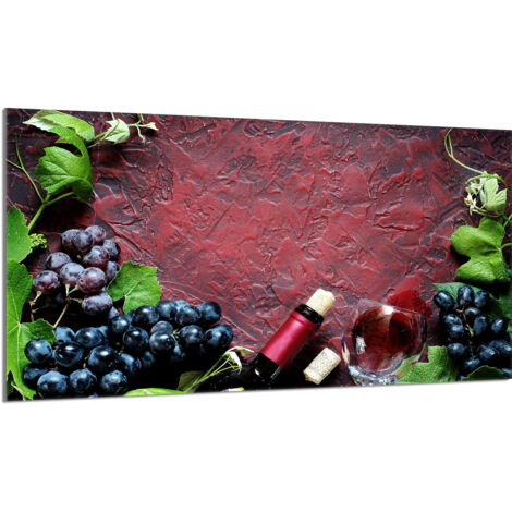 Protector de cristal para encimera 90x52 Vino