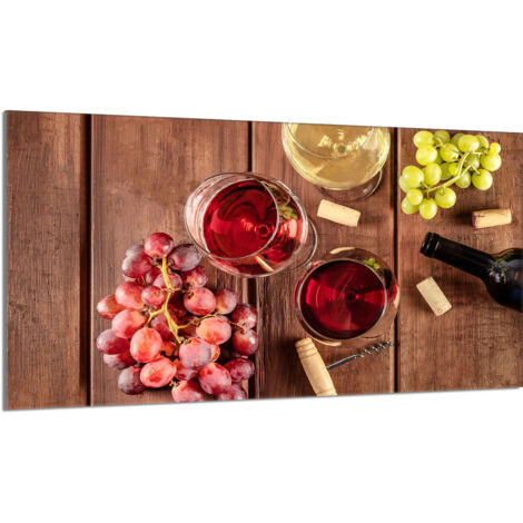 Protector de cristal para encimera 90x52 Vino