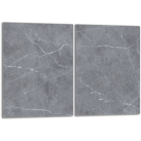 Protector de cristal para encimera de cocina 2x40x52 Mármol