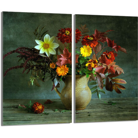 Protector de cristal para estufa 2x30x52 Flores