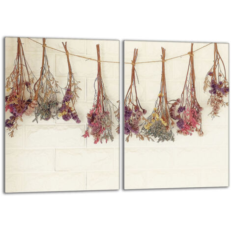 Protector de cristal para estufa 2x40x52 Flores