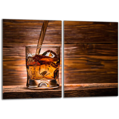 Protector de cristal para estufa 2x40x52 Whisky