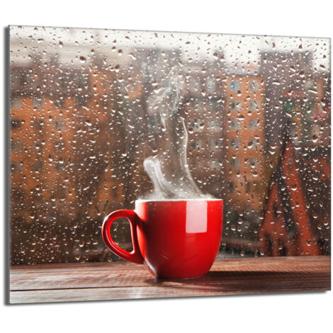 Protector de cristal para estufa 60x52 Café