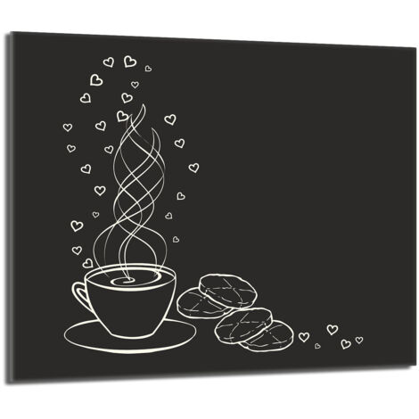 Protector de cristal para estufa 60x52 Café