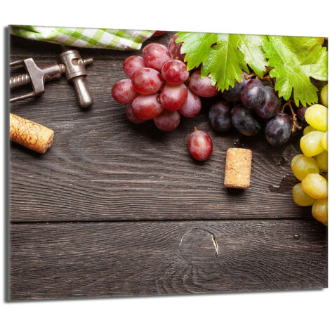 Protector de cristal para estufa 60x52 Fruta