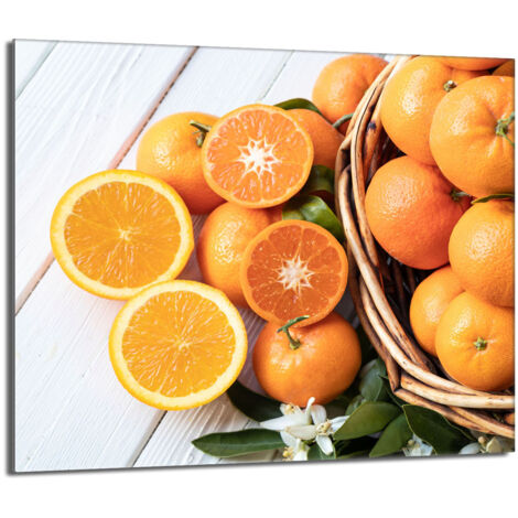 Protector de cristal para estufa 60x52 Fruta
