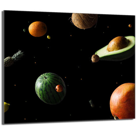 Protector de cristal para estufa 60x52 Fruta