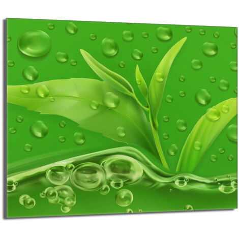 Protector de cristal para estufa 60x52 Hojas