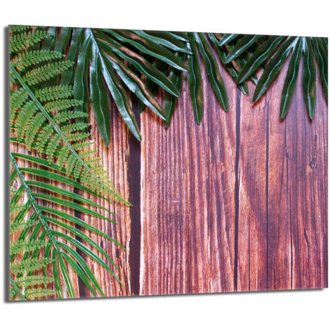 Protector de cristal para estufa 60x52 Hojas