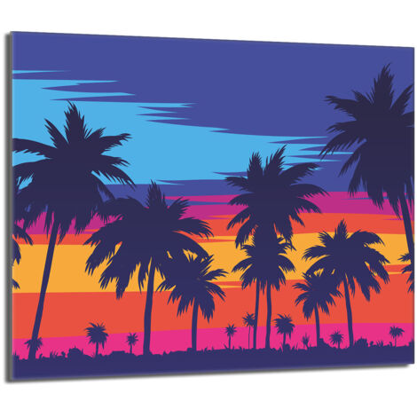 Protector de cristal para estufa 60x52 Palms