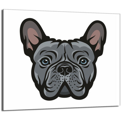 Protector de cristal para estufa 60x52 Perro
