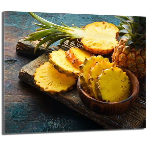 Protector de cristal para estufa 60x52 Piña