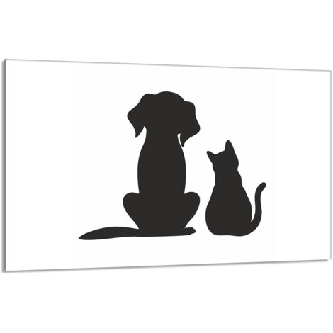 Protector de cristal para estufa 80x52 Animales