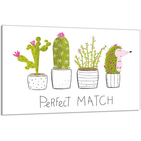 Protector de cristal para estufa 80x52 Cactus