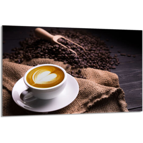 Protector de cristal para estufa 80x52 Café