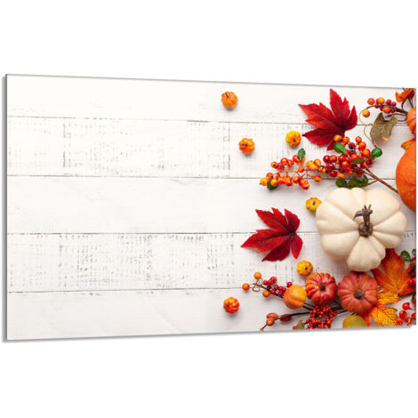 Protector de cristal para estufa 80x52 Calabaza