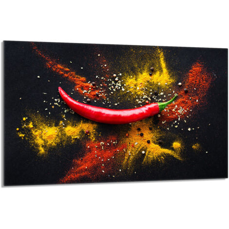 Protector de cristal para estufa 80x52 Chilli