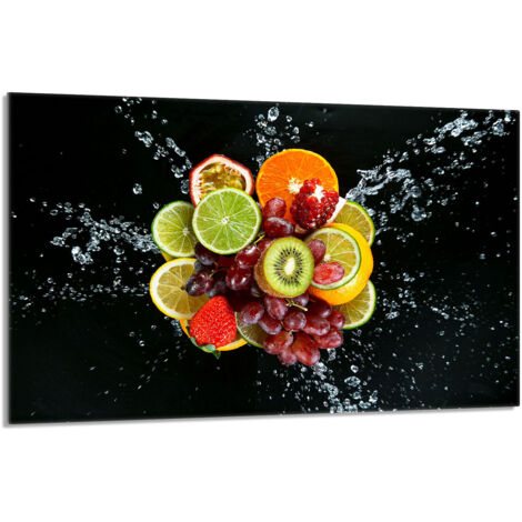 Protector de cristal para estufa 80x52 Fruta