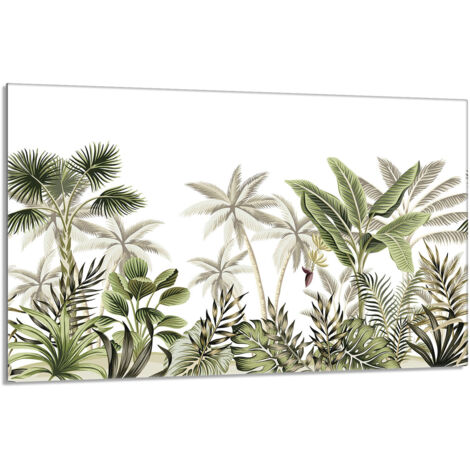 Protector de cristal para estufa 80x52 Hojas