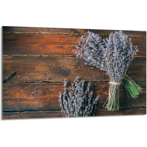 Protector de cristal para estufa 80x52 Lavanda