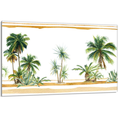 Protector de cristal para estufa 80x52 Palms