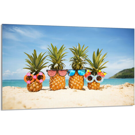 Protector de cristal para estufa 80x52 Piña