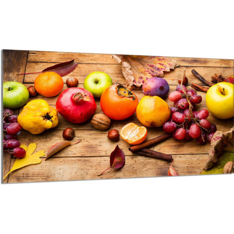 Protector de cristal para estufa 90x52 Fruta