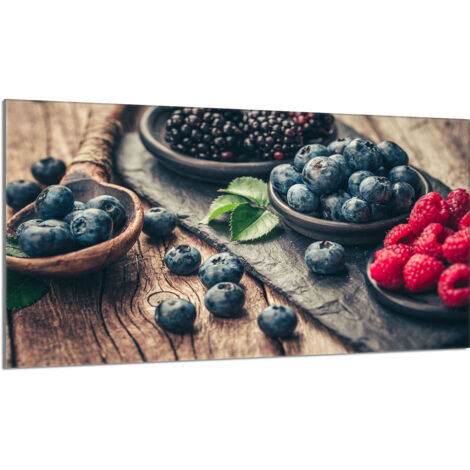 Protector de cristal para estufa 90x52 Fruta