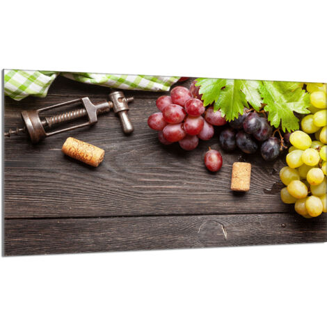 Protector de cristal para estufa 90x52 Fruta