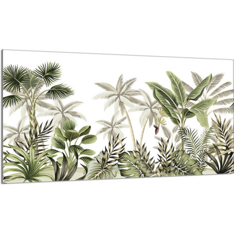 Protector de cristal para estufa 90x52 Hojas