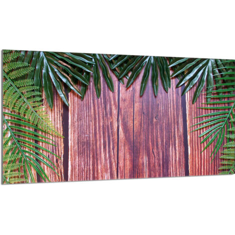 Protector de cristal para estufa 90x52 Hojas