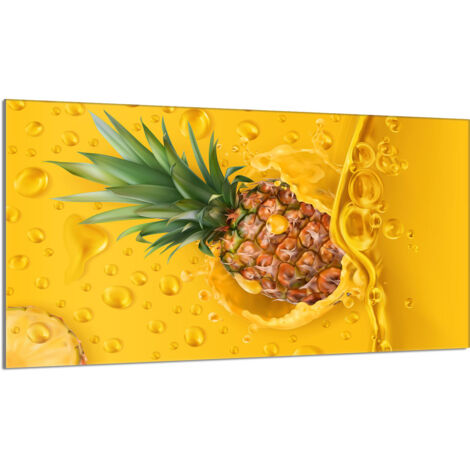 Protector de cristal para estufa 90x52 Piña