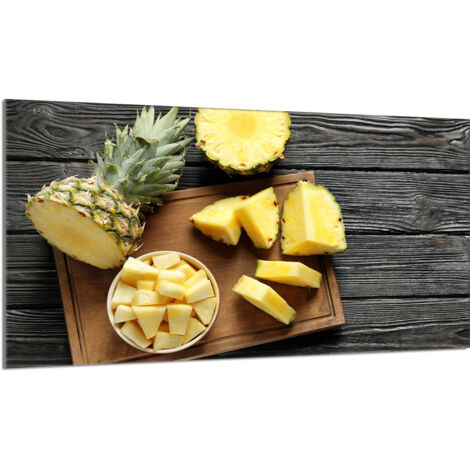 Protector de cristal para estufa 90x52 Piña