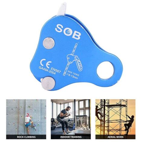 Protector de cuerda de escalada para montañismo, dispositivo de bloqueo automático, cuerda de seguridad, protección anticaídas