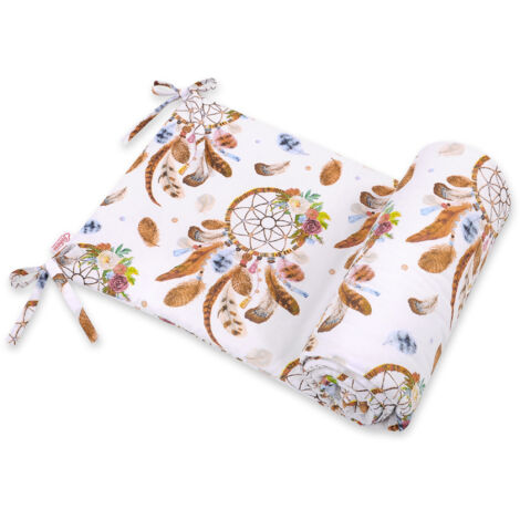 Protector de cuna universal - atrapasueños blancos