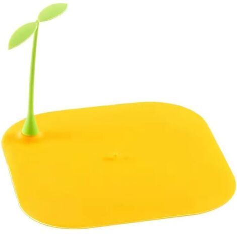 Protector de drenaje de silicona amarillo, filtro para desagüe de bañera, filtro para cabello de ducha, colador de fregadero de silicona, para baño