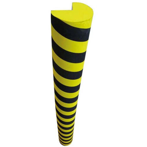 Protector de espuma con adhesivo PU4025RB  Negro / Amarillo                       1.500 x 150 mm