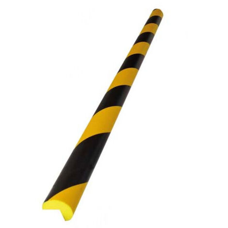 Protector de espuma con adhesivo PU4025RB Negro / Amarillo 75 cm x 40 mm