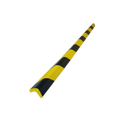 Protector de espuma en ángulo 750 x 30 x 8mm  Negro - Amarillo