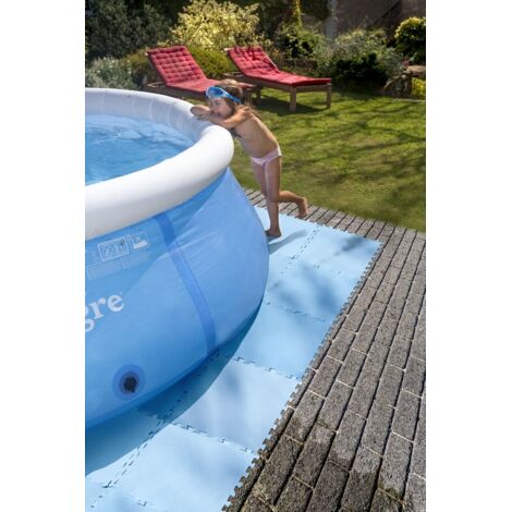 MANUFACTURAS GRE LOSETA PROTECTORA PISCINA 50X50 9 PIEZAS 2,25 M2 - MPF509BOX60
