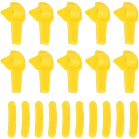 Protector de llantas, 20 piezas, herramienta de montaje y extracción, protector de llanta, herramientas de reparación de ruedas y neumáticos, amarillo