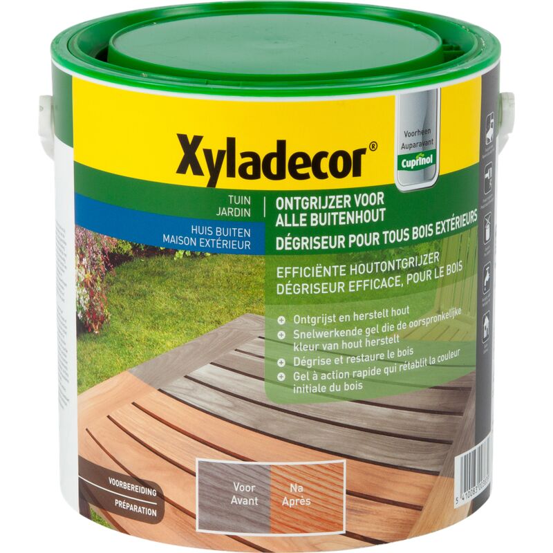 

Protector de madera Terraza Xyladecor - 2.5L - Incolore